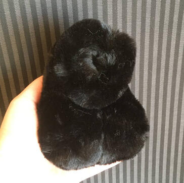 Black fursuit sheath